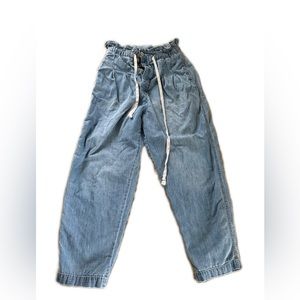 Free People Denim Joggers!